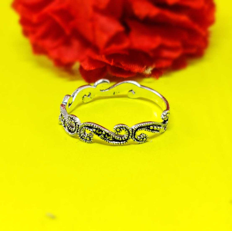 JSAJ MARCASITE BAND RING