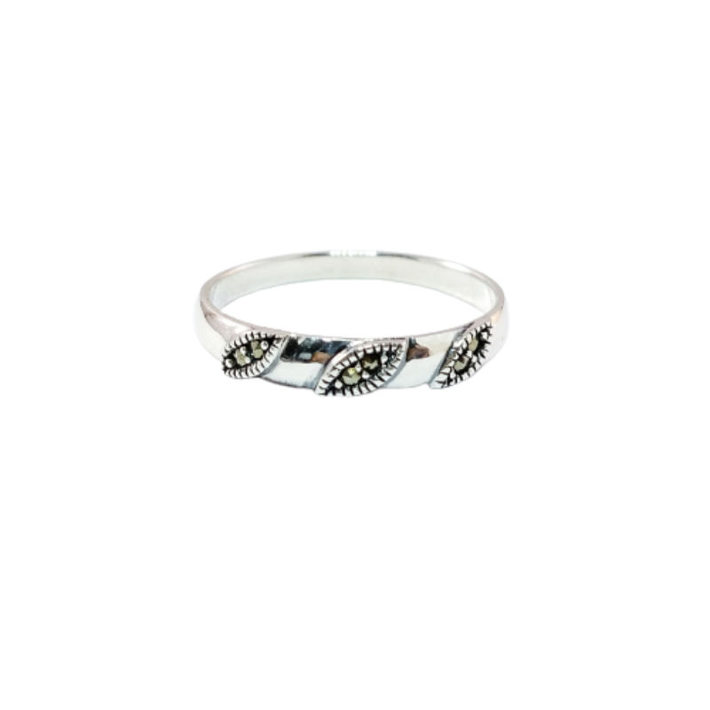 JSAJ MARCASITE BAND RING