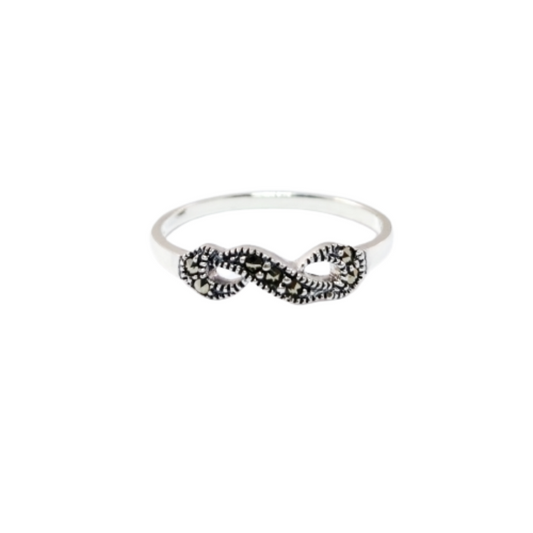 JSAJ MARCASITE BAND RING