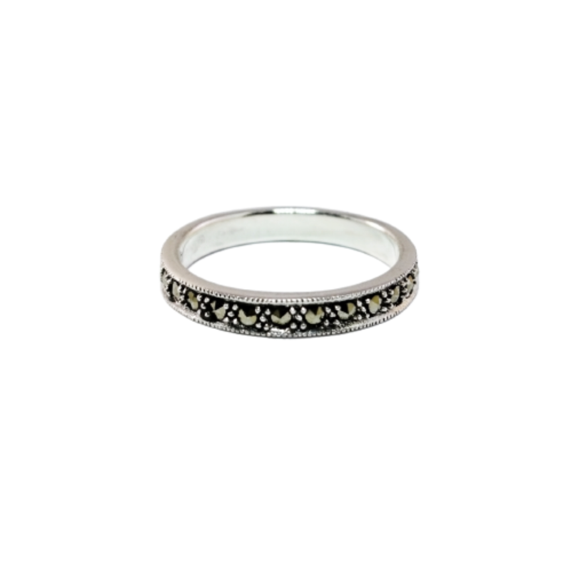 JSAJ MARCASITE BAND RING