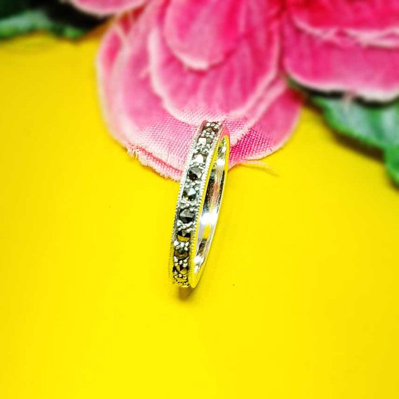 JSAJ MARCASITE BAND RING