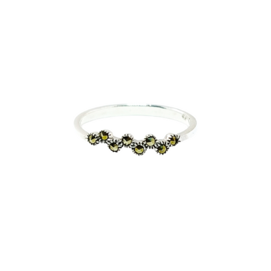 JSAJ MARCASITE BAND RING