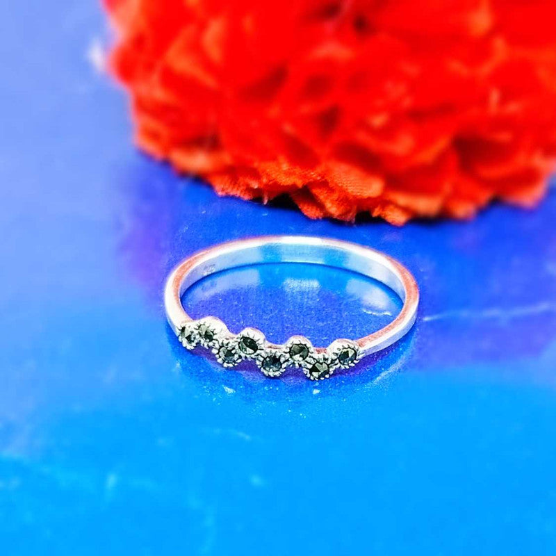 JSAJ MARCASITE BAND RING