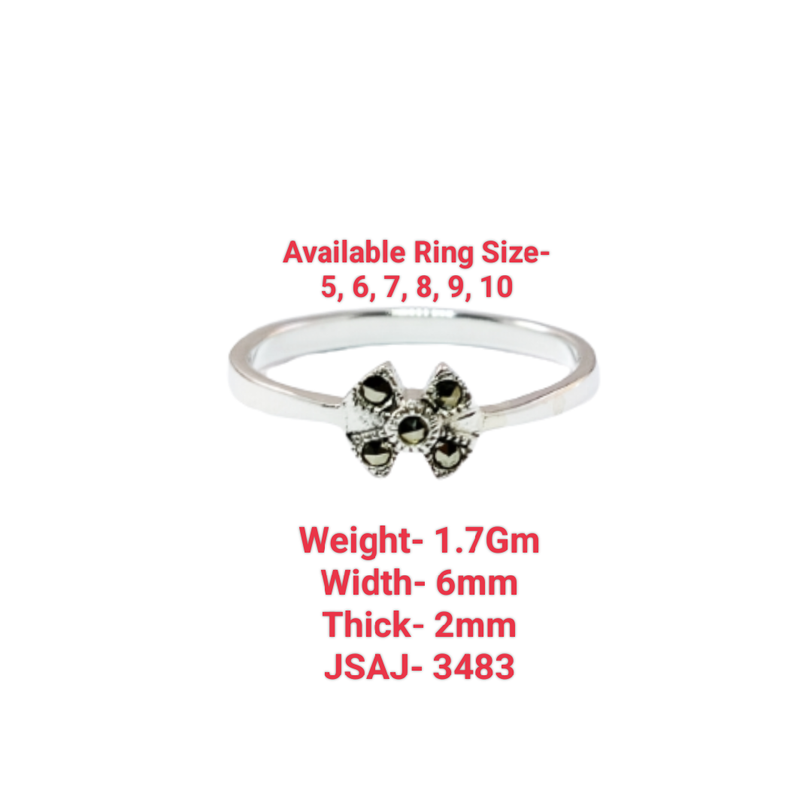 JSAJ MARCASITE BAND RING
