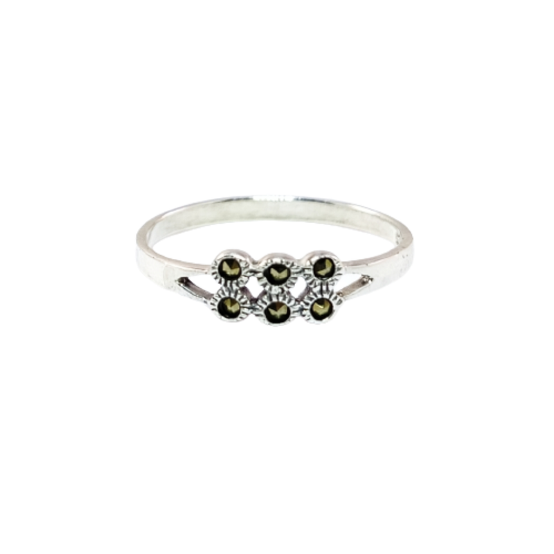 JSAJ MARCASITE BAND RING