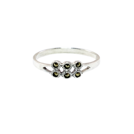JSAJ MARCASITE BAND RING