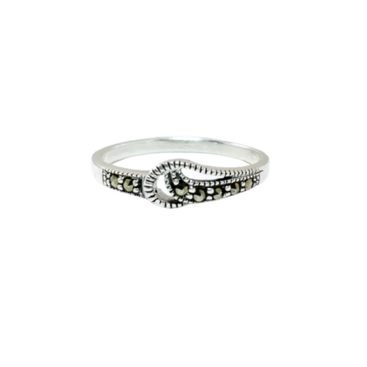 JSAJ MARCASITE BAND RING