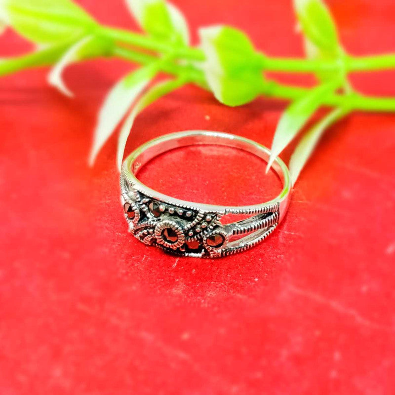 JSAJ MARCASITE BAND RING