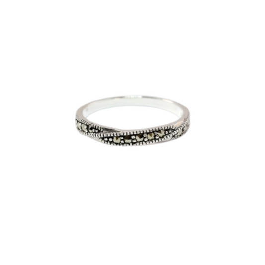 JSAJ MARCASITE BAND RING