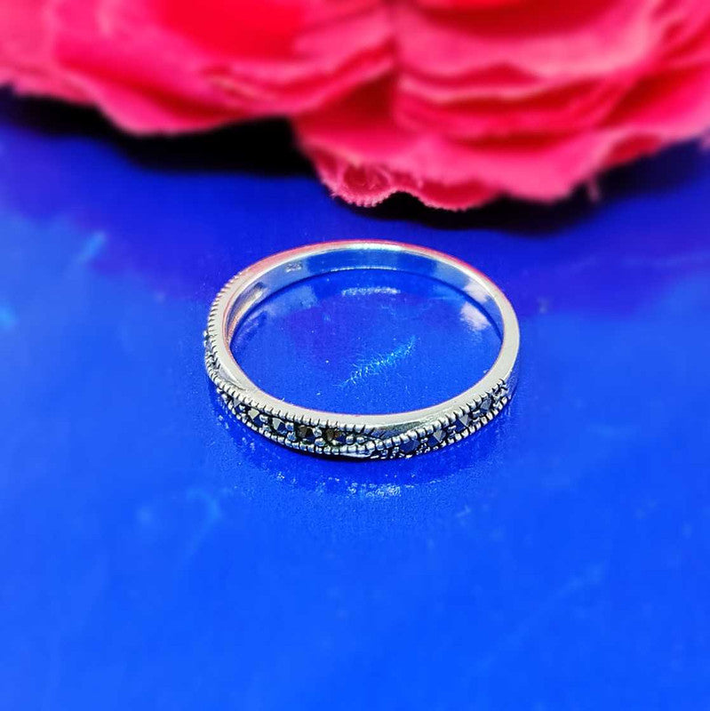 JSAJ MARCASITE BAND RING