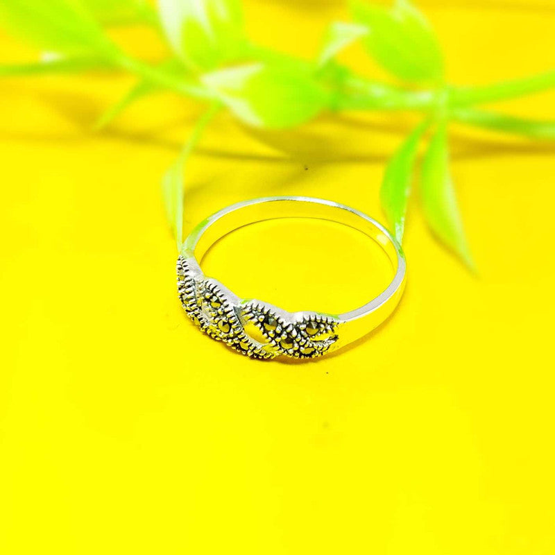 JSAJ MARCASITE BAND RING