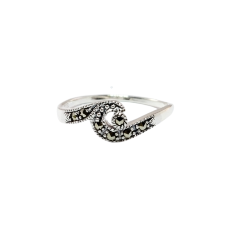 JSAJ MARCASITE BAND RING