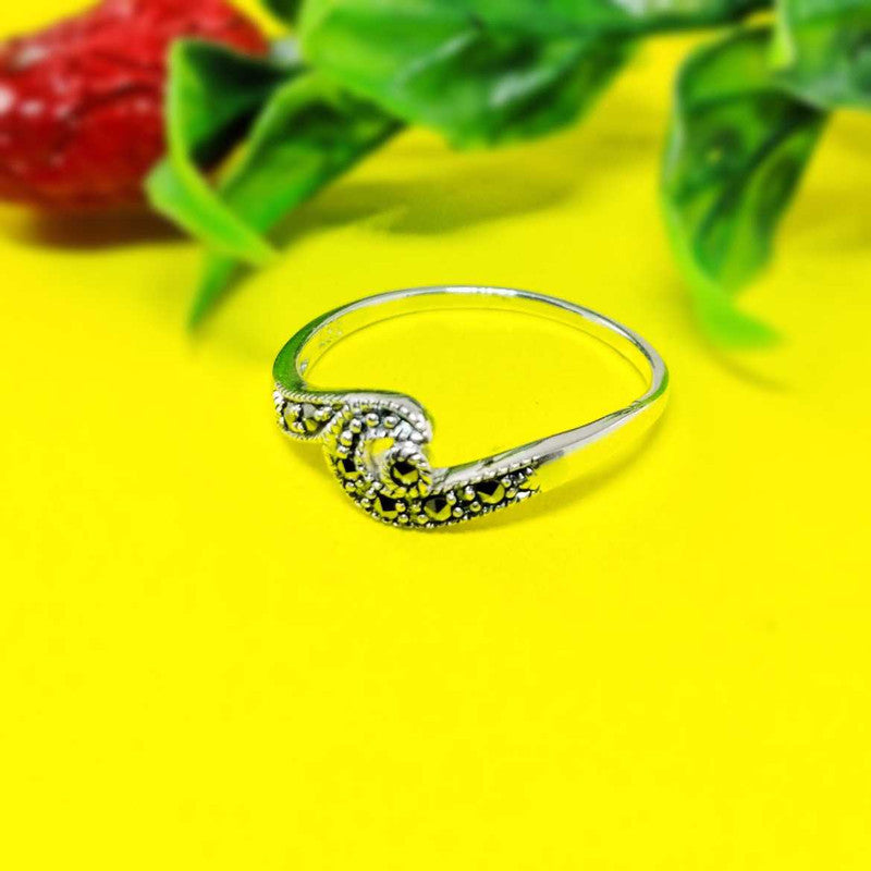 JSAJ MARCASITE BAND RING