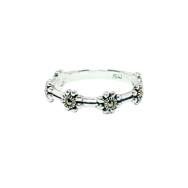 JSAJ MARCASITE BAND RING