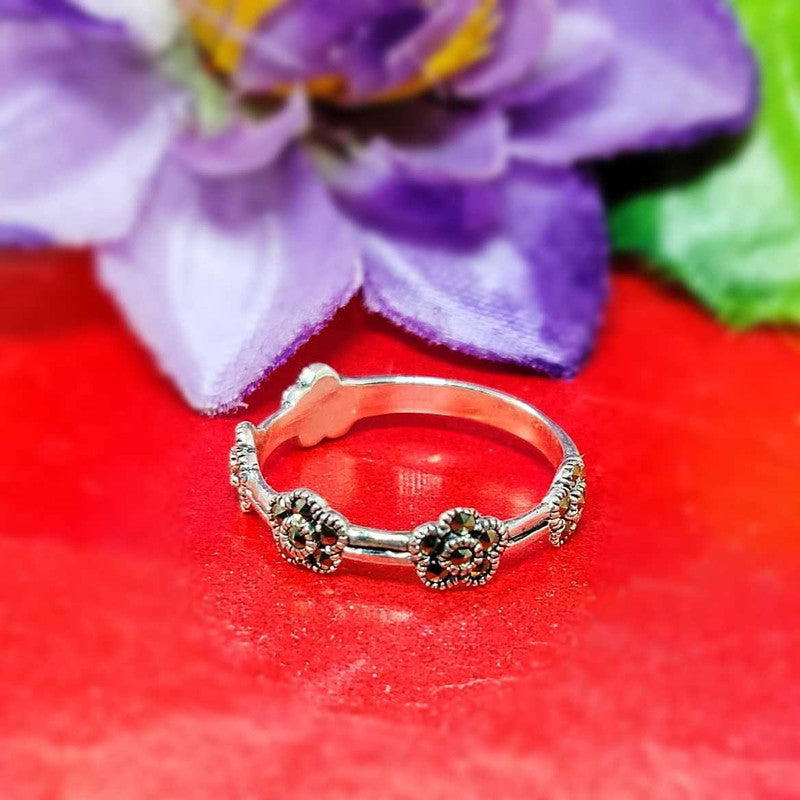 JSAJ MARCASITE BAND RING