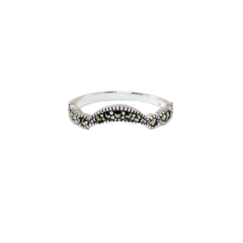 JSAJ MARCASITE BAND RING