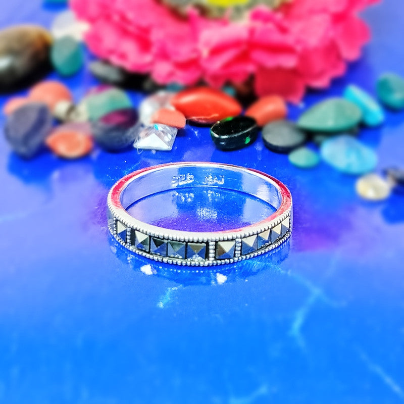JSAJ MARCASITE BAND RING