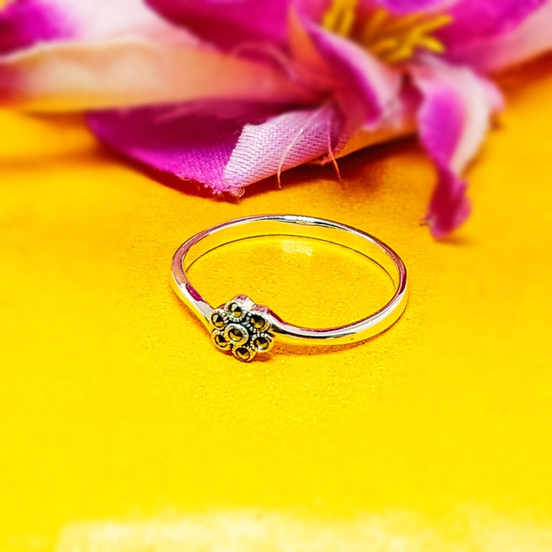 JSAJ MARCASITE BAND RING