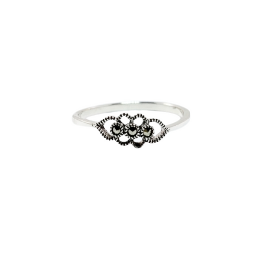 JSAJ MARCASITE BAND RING