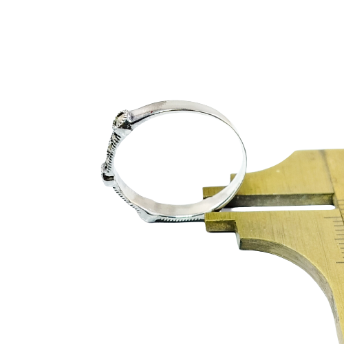 JSAJ MARCASITE BAND RING