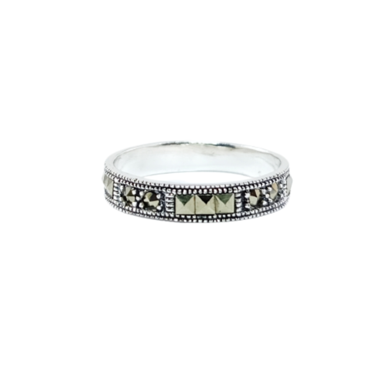 JSAJ MARCASITE BAND RING