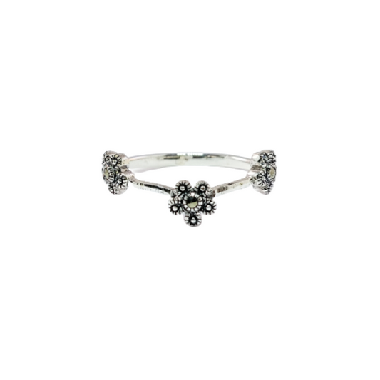 JSAJ MARCASITE BAND RING
