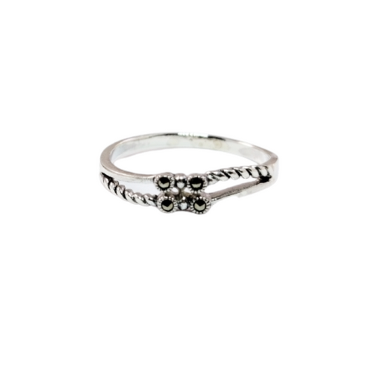 JSAJ MARCASITE BAND RING