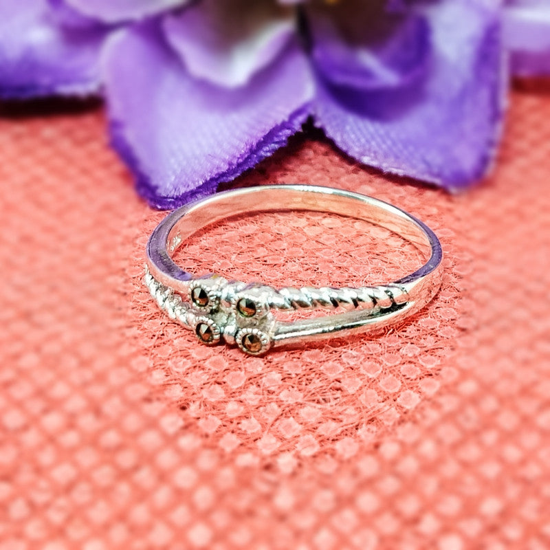 JSAJ MARCASITE BAND RING