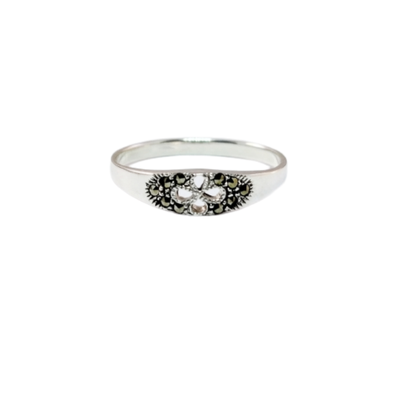 JSAJ MARCASITE BAND RING