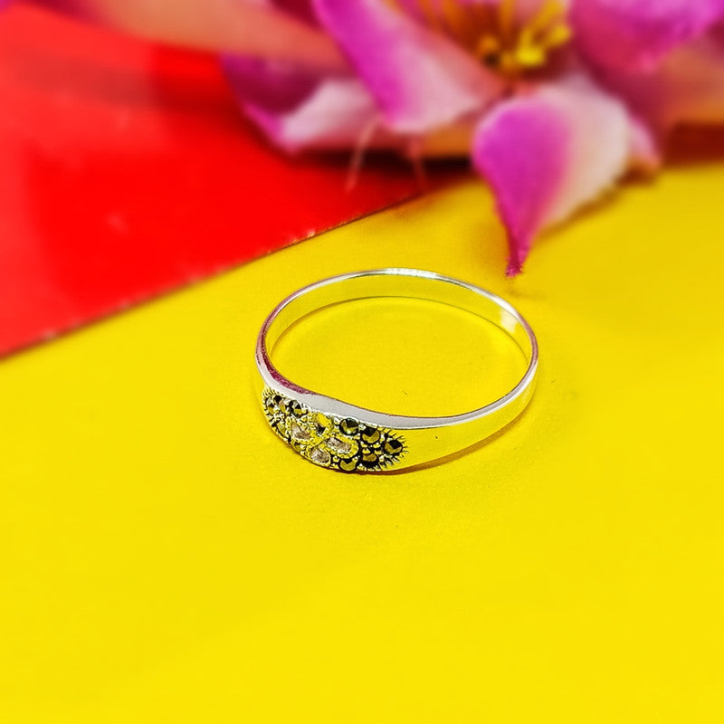 JSAJ MARCASITE BAND RING