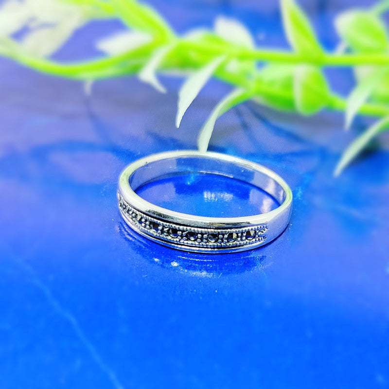 JSAJ MARCASITE BAND RING