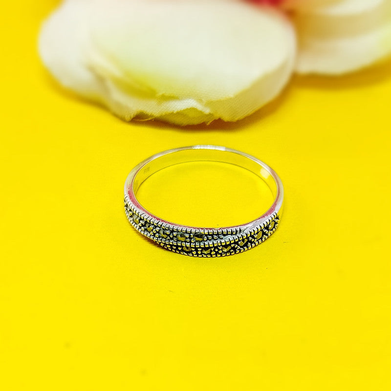 JSAJ MARCASITE BAND RING