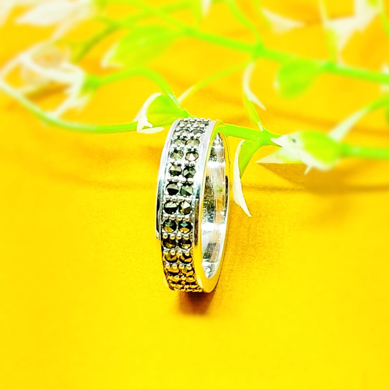JSAJ MARCASITE BAND RING