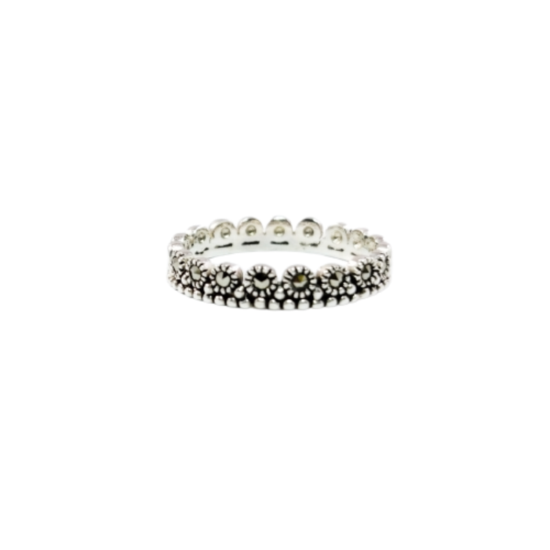 JSAJ MARCASITE BAND RING