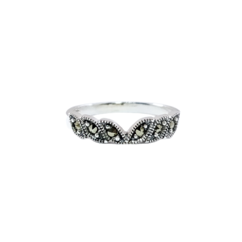 JSAJ MARCASITE BAND RING