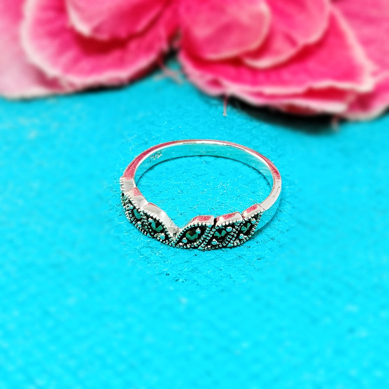 JSAJ MARCASITE BAND RING