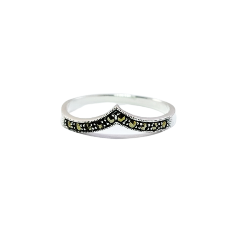 JSAJ MARCASITE BAND RING