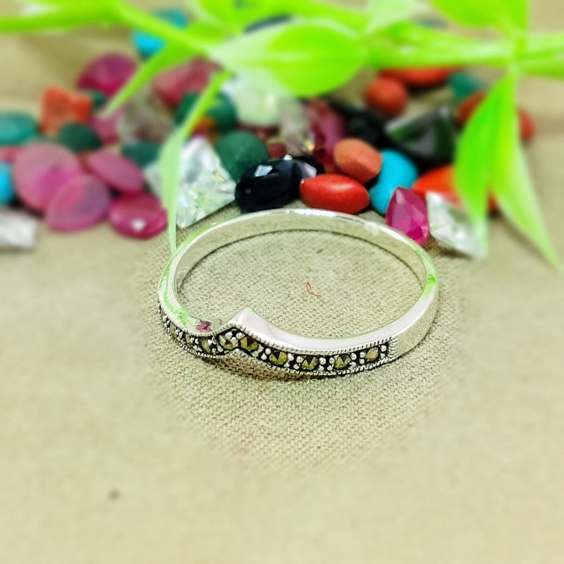 JSAJ MARCASITE BAND RING