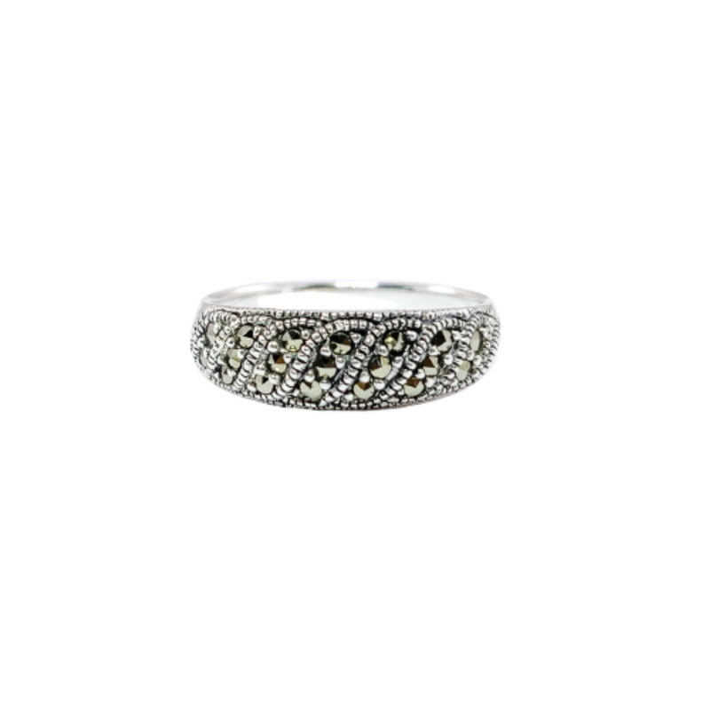 JSAJ MARCASITE BAND RING