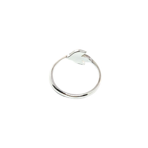JSAJ MARCASITE LEAF RING