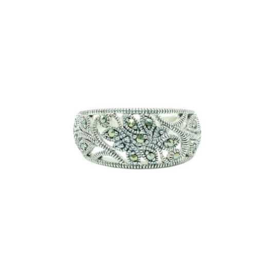 JSAJ MARCASITE BAND RING