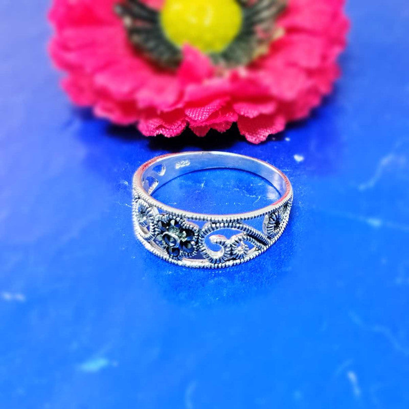 JSAJ MARCASITE BAND RING