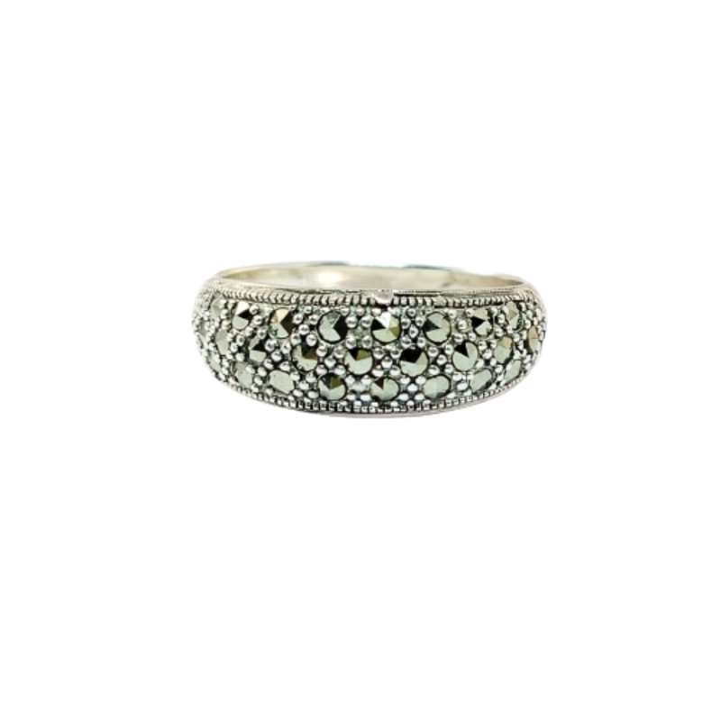 JSAJ MARCASITE BAND RING