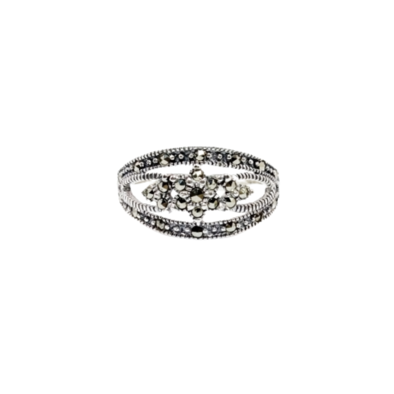 JSAJ MARCASITE BAND RING