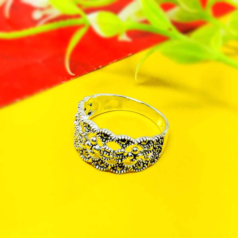 JSAJ MARCASITE BAND RING