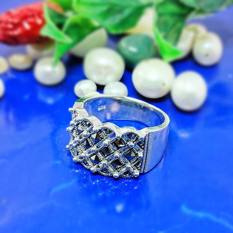 JSAJ MARCASITE BAND RING