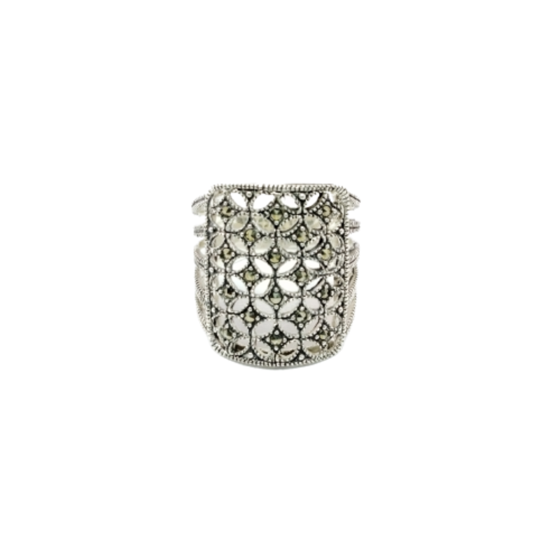 JSAJ MARCASITE BAND RING