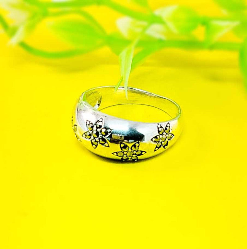 JSAJ MARCASITE BAND RING