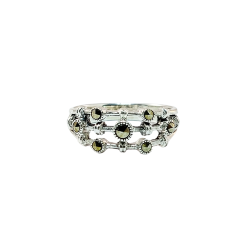 JSAJ MARCASITE BAND RING