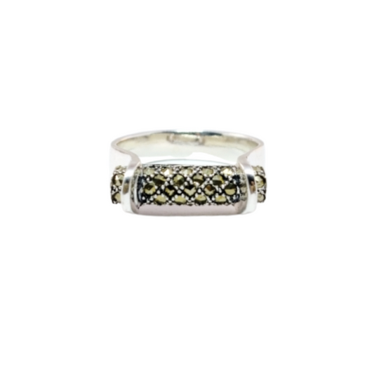 JSAJ MARCASITE BAND RING